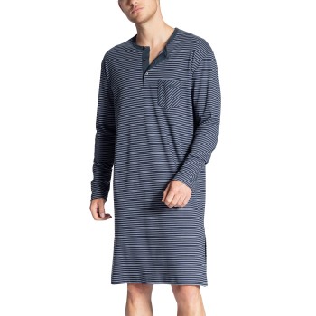 Calida Relax Streamline Nightshirt Blå bomuld Small Herre