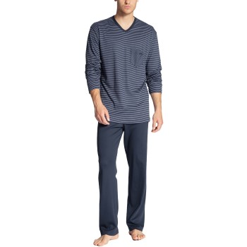 Se Calida Relax Streamline Pyjama Blå bomuld XX-Large Herre ved Timarco