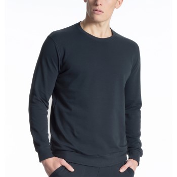 Se Calida Remix Basic Sweatshirt Mørkblå bomuld Medium Herre ved Timarco