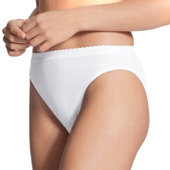 Calida Trusser Slip/Hosen Minislip White Hvid bomuld Medium Dame