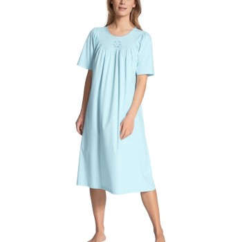 Se Calida Soft Cotton Nightshirt 34000 Lyseblå bomuld Large Dame ved Timarco