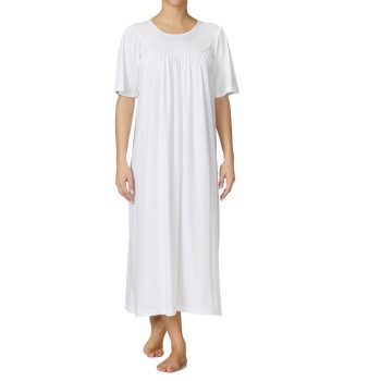 Calida Soft Cotton Nightshirt 34000 Hvid bomuld Small Dame