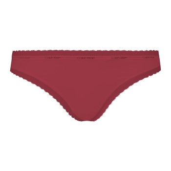 Calvin Klein Trusser Bottoms Up Refresh Thong Vinrød  polyamid Small Dame