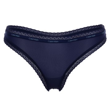 Calvin Klein Trusser Bottoms Up Refresh Thong Marineblå polyamid X-Small Dame