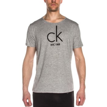 Se Calvin Klein CK NYC Relaxed Crew Tee Grå Medium Herre ved Timarco