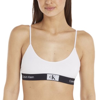 Calvin Klein Bh CK96 Unlined Bralette Hvid bomuld Medium Dame