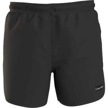 Calvin Klein Badebukser Cool Iconic Texture Swimshorts Sort Small Herre