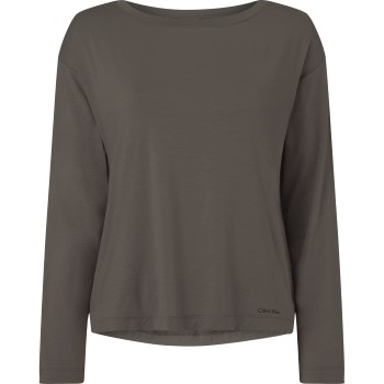 Calvin Klein Core Plus Modal Coord Top Grå modal Small Dame