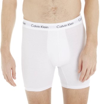 Calvin Klein 3P Cotton Stretch Boxer Brief Hvid bomuld Small Herre