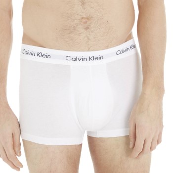 Calvin Klein 3P Cotton Stretch Low Rise Trunks Hvid/Grå bomuld Medium Herre