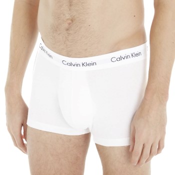 Calvin Klein 3P Cotton Stretch Low Rise Trunks Hvid bomuld Small Herre