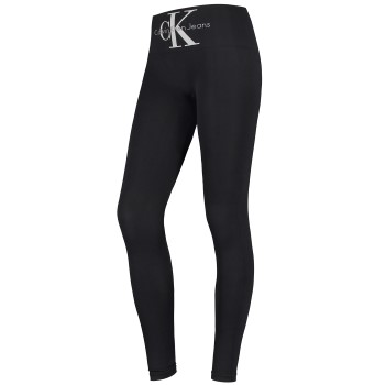 Se Calvin Klein Legwear Calvin Klein Legging High-Waist Logo Sort polyamid Small Dame ved Timarco