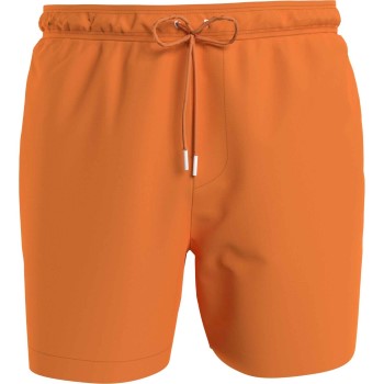 Calvin Klein Badebukser Medium Drawstring Swim Shorts Orange polyester Medium Herre