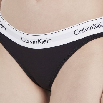 Calvin Klein Trusser Modern Cotton Bikini Sort Large Dame