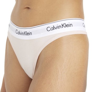 Calvin Klein Trusser Modern Cotton Thong Lyserosa Medium Dame