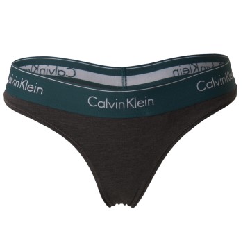 Se Calvin Klein Trusser Modern Cotton Thong Mørkgrå  Medium Dame ved Timarco