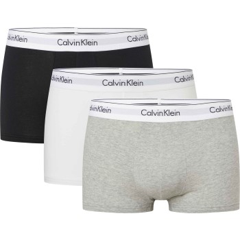 Calvin Klein 3P Plus Size Stretch Trunk Flerfarvet bomuld XX-Large Herre