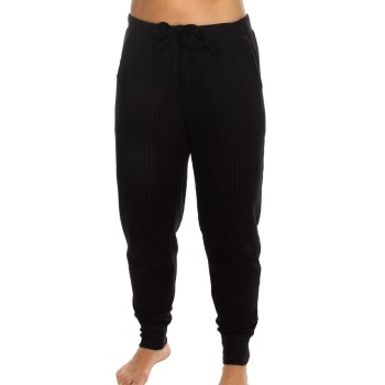 Se Calvin Klein Sophisticated Lounge Joggers Sort polyester Small Dame ved Timarco