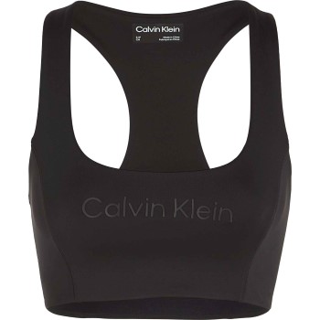 Calvin Klein Bh Sport Medium Support Sports Bra Sort X-Large Dame