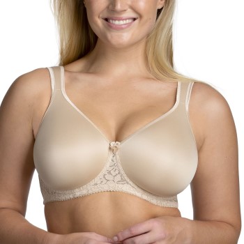 Miss Mary of Sweden Miss Mary Smooth Lacy T-shirt Bra Bh Beige B 75 Dame