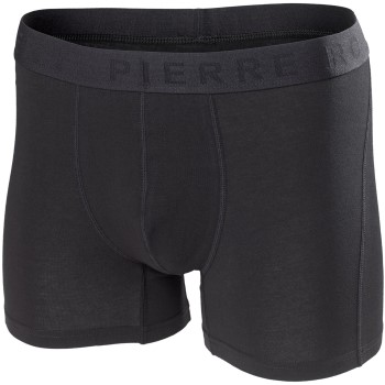 Pierre Robert For Men Cotton Boxer Sort økologisk bomuld Large Herre