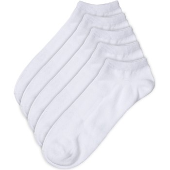 Pierre Robert Strømper 5P Low Cut Socks Hvid Str 41/45