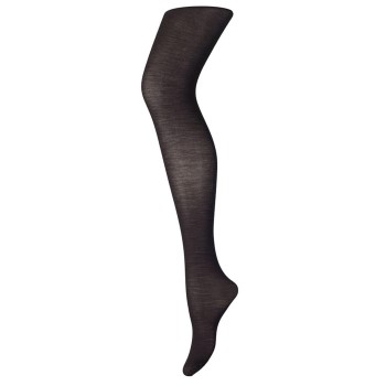 Pierre Robert Strømpebukser Thin Wool Tights Sort Str 40/44 Dame