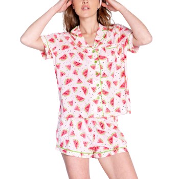 Se PJ Salvage Pyjamas Playful Prints Rosa Mønster  Large Dame ved Timarco