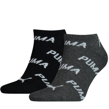 Puma Strømper 2P BWT Sneaker Sock Sort/Grå Str 35/38