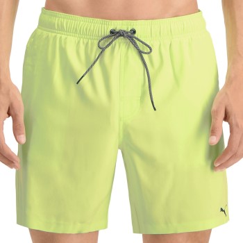 Puma Badebukser Core Enjoy Swim Shorts Limegrøn polyester Medium Herre