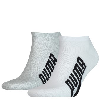 Puma Strømper 2P Lifestyle Sneaker Sock Hvid/Grå Str 39/42