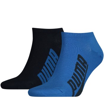 Puma Strømper 2P Lifestyle Sneaker Sock Sort/Blå Str 39/42