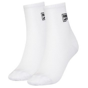 Puma Strømper 2P Mesh Short Socks Hvid Str 39/42 Dame