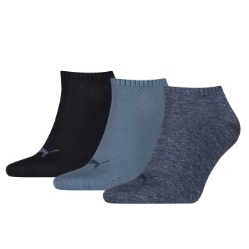 Puma Strømper 3P Sneaker Socks Jeansblå Str 39/42