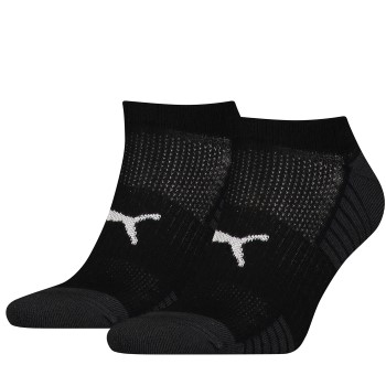 Puma Strømper 2P Sport Cushioned Sneaker Socks Sort Str 35/38