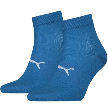 Puma Strømper 2P Sport Light Quarter Socks Blå Str 43/46