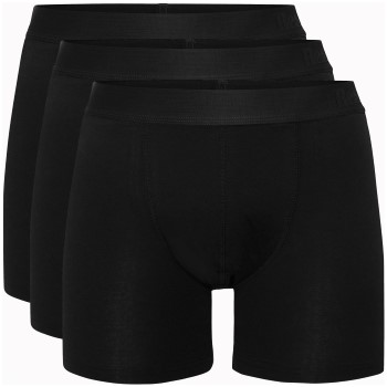 Resteröds 3P Bamboo Boxer Long leg Sort Small Herre