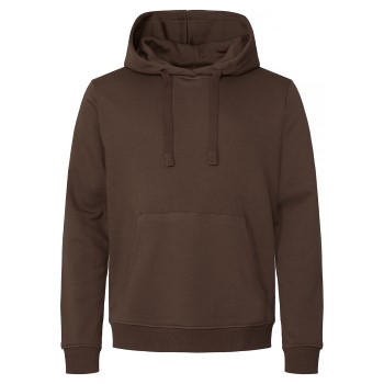 Resteröds Bamboo Hooded Shirt Brun Medium Herre