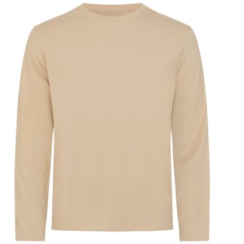 Resteröds Bamboo Long Sleeve Shirt Beige XX-Large Herre