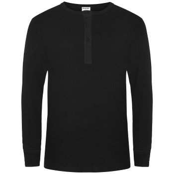 Resteröds Organic Cotton Grandpa Long Sleeve Sort økologisk bomuld Small Herre