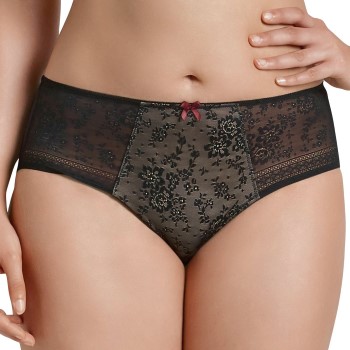 Rosa Faia Trusser Fleur High Waist Brief Sort 40 Dame