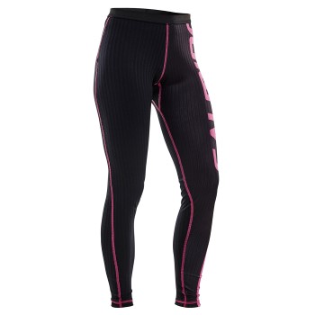 Salming Sports AB Salming Baselayer Pant Women Sort/Rosa polyester X-Small Dame