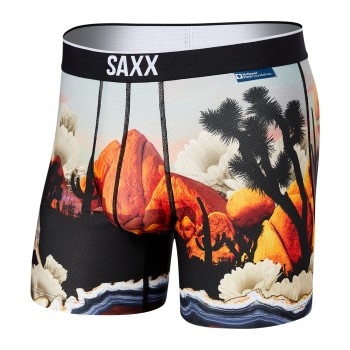 SAXX Volt Boxers Brief Rød/Sort polyester Medium Herre