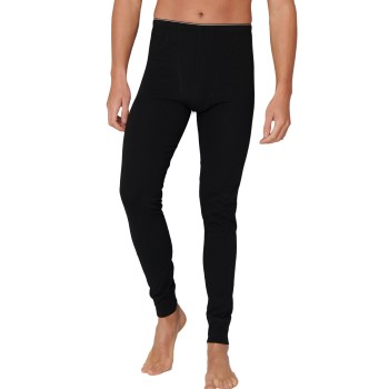 Schiesser 95-5 Organic Cotton Long Johns Sort økologisk bomuld Small Herre