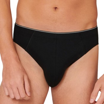 Schiesser 95-5 Organic Cotton Mini Brief Sort økologisk bomuld Medium Herre