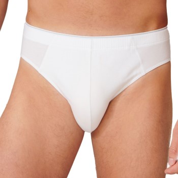 Schiesser 95-5 Organic Cotton Mini Brief Hvid økologisk bomuld Large Herre