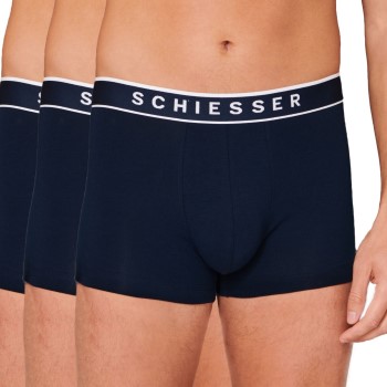 Schiesser 3P 95-5 Organic Cotton Rio Boxer Mørkblå Medium Herre