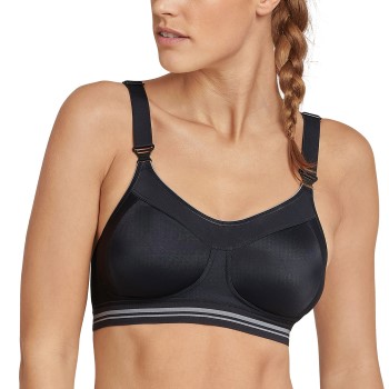 Schiesser Bh Active Sport High Support Bra Sort A 80 Dame