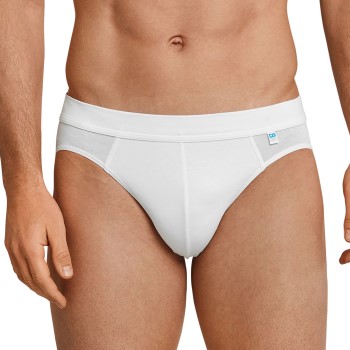 Schiesser Long Life Cotton Rio Brief Hvid bomuld Large Herre