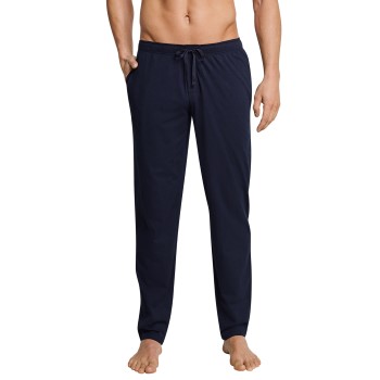 Se Schiesser Mix and Relax Jersey Lounge Pants Mørkblå bomuld Medium Herre ved Timarco